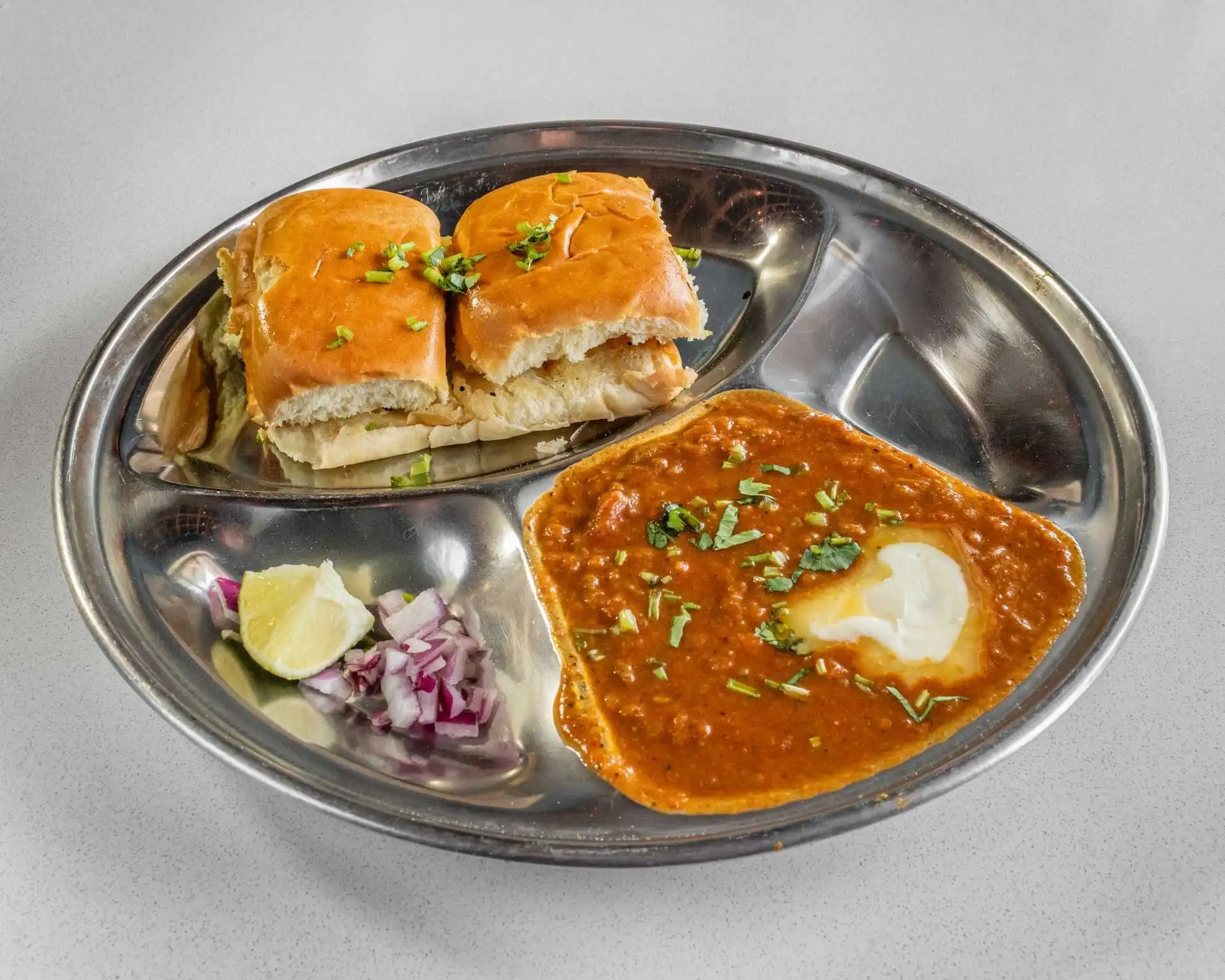 Pav Bhaji - Mumbai street food at United Punjab Winnipeg